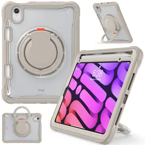 New Arrival Tablet trường hợp bảo vệ cho <span class=keywords><strong>iPad</strong></span> Mini 6 Cover quay lại trường hợp rõ ràng với chủ bút chì - Product Image 3