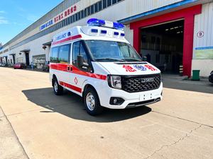 Ambulance de transport à haute puissance, à transmission manuelle, à toit moyen-haut, à essieu court, neuve, diesel, pour les secours médicaux d'urgence - Product Image 5