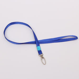 Lanière de badge de travail de 1 cm pour vente directe, avec boucle à crochet métallique, porte-nom et lanière d'exposition, cordon promotionnel haut de gamme pour marque - Product Image 3