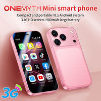 Mini Teléfono Inteligente A19pro Android 8.1, Pantalla HD de 3.0 Pulgadas, 2GB de RAM, 16GB de ROM, Doble SIM, CDMA/WCDMA, Teléfono Móvil Compacto Francés