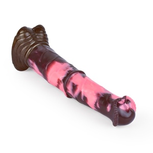 Dildo realista de pene de caballo con ventosa, de silicona multicolor, grande y largo, para masaje anal, juguetes sexuales para hombres y mujeres - Product Image 3