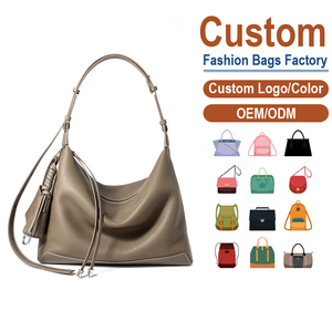 Sac Hobo en Cuir Véritable de Niche, Vente Directe Usine, Grande Capacité, en Cuir de Vachette Souple, Sac à Bandoulière pour Femme - Product Image 1