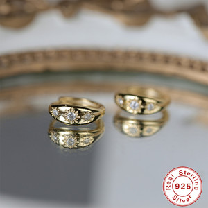 Pendientes de Plata de Ley S925, Pendientes de Aro Creativos y Personalizados - Product Image 3