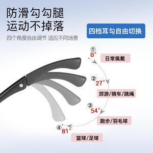 Montures de lunettes de sport Tr90 C60092, monture intégrale, design ergonomique pour adultes et adolescents, origine Danyang - Product Image 2