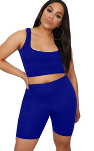 Vêtements grande <span class=keywords><strong>taille</strong></span> pour femmes, du L au 4XL, vêtements pour femmes grandes tailles, débardeur sexy, short gainant, ensemble 2 pièces - Product Image 3
