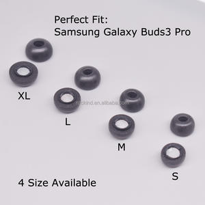 Para Samsung Galaxy Buds3 <span class=keywords><strong>Pro</strong></span> Ear Tips Earbuds Galaxy <span class=keywords><strong>Buds</strong></span> <span class=keywords><strong>3</strong></span> <span class=keywords><strong>Pro</strong></span> Eartip Slow Rebound Memory Foam Cover Ear Tips - Product Image 3