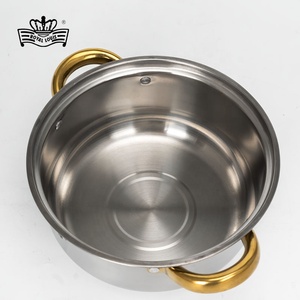 Lot de 10 casseroles en acier inoxydable personnalisables à prix réduit pour casseroles à soupe coffret cadeau commercial batterie de cuisine - Product Image 5