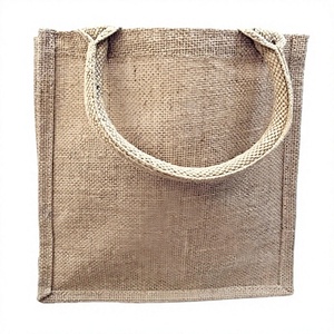 Bolsa de Yute Plegable Extra Grande Personalizada al por Mayor con Fuelle Completo, Asa de Cuerda, Cierre de Cremallera Reutilizable, Almacenamiento y Regalos con Logotipo Personalizado - Product Image 1