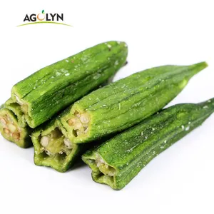 Agolyn healthy snack VF Chips di verdure croccanti essiccate di gombo