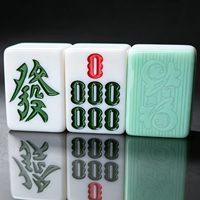Table de Mahjong entièrement automatique avec deux jeux de tuiles de Mahjong bicolores, fonctionnement stable, table de jeu de Mahjong d'intérieur pour adultes