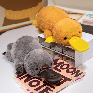 Khuyến Mại Fluffy Thú Nhồi Bông Thú Mỏ Vịt Đồ Chơi Sang Trọng Sống Động Như Thật Màu Grey Duckbill Đồ Chơi Nhồi Bông Mô Hình Tùy Chỉnh Cá Nhân Logo - Product Image 6