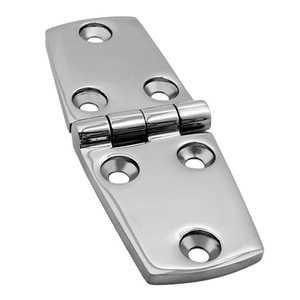 Bisagra marina de acero inoxidable, 38x76mm, seis orificios, resistente a la corrosión, para reparación de puertas de barco - Product Image 2