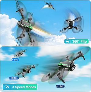 โดรนติดกล้อง 1080P HD FPV มอเตอร์ไร้แปรงถ่าน ควอดคอปเตอร์บังคับวิทยุ พับเก็บได้ สำหรับเด็ก ผู้ใหญ่ มือใหม่ ถ่ายเซลฟี่ด้วยท่าทาง ตั้งค่าจุดหมาย - Product Image 2