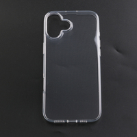 Coque de téléphone portable souple transparente pour iPhone 16 Pro Max 15 Plus 12 13 14 17 Air 16e couvertures arrière en Silicone transparent