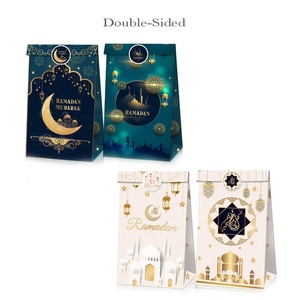 12 Sacchetti di Carta Ramadan Mubarak con Adesivo Autoadesivo per <span class=keywords><strong>Biscotti</strong></span> Dolci Cioccolato Regalo Eid Mubarak Articoli per Feste - Product Image 2