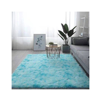 Vente en gros de tapis en microfibre de bonne qualité imprimé style occidental en fourrure PV tapis moelleux en polyester pour salon bureau