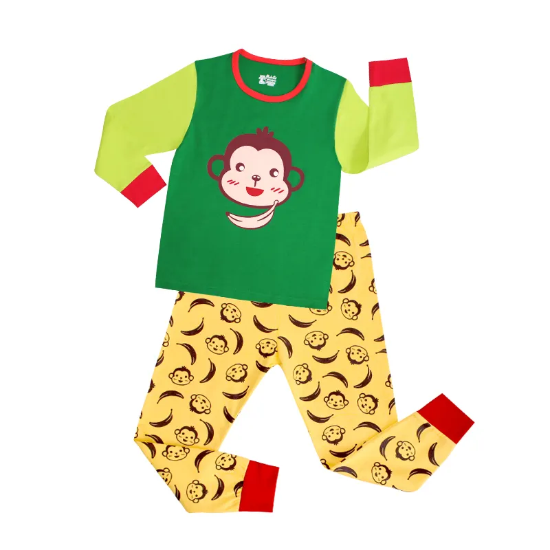 New Fashion Pajamas Sets Baby Printed Pijamas Children Clothing Set Kids Cartoon Sleepwears