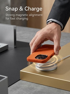 Элитный чехол для <span class=keywords><strong>iPhone</strong></span> 16/15 Pro Max от производителя: магнитный, с гальваническим покрытием, для бизнеса и стильного дизайна (под алькантару) - Product Image 3