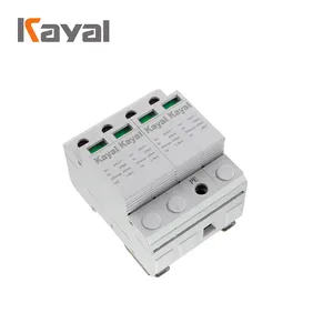 KAYAL高品质2p 3p 4p家用户外直流电涌保护器单元设备断路器太阳能光伏600v 2pole SPD