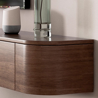 Nouveau Meuble TV Flottant en Bois LED Style Européen Moderne 2025 pour Salon, Hôtel, Maison – Couleur Personnalisable avec Rangement