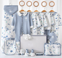Hoge Kwaliteit Katoen Pasgeboren Kleding Verpakking Jumpsuit Pasgeboren Baby Gift Set Voor Lente En Herfst