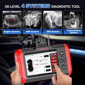 Kingbolen S800 OBD2 Outil de diagnostic automobile 4 systèmes ABS SRS ECM TCM 15 fonctions de réinitialisation Huile SAS ETS Utilisation gratuite - Product Image 2