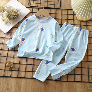 Roupas de Bebê de Manga Longa Conjunto de Pijamas para Meninos e Meninas com Decote Redondo para Crianças - Product Image 6