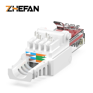 Сетевой разъем <span class=keywords><strong>Cat</strong></span> 6 UTP RJ45 без инструментов, неэкранированный, RJ45/RJ11, модульный штекер - Product Image 2