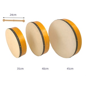 14/16/18 Inch Wooden Hand <b>Drum</b> Percussion Instrument for Party Music/Dance Performance Birthday Gift for Kids - Product Image 2