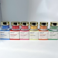 Crème Visage en Capsule 50g Vitamine C PDRN Collagène GHK-CU Peptide de Cuivre Bleu Astaxanthine Centella Asiatica Grenade Soin de la Peau en Pot