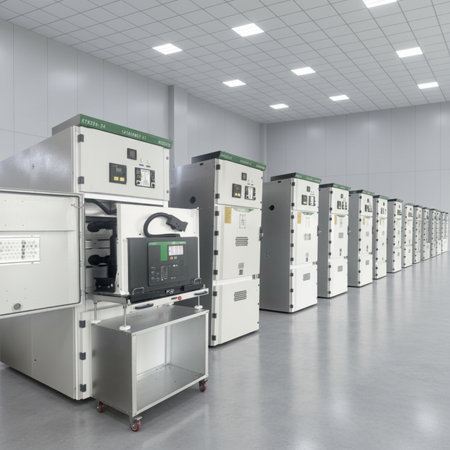IEC 62271-200 12kV 110KV 1250A 31.5kA Metal Armoured Handcart MV Switchgear & Switchboard (KYN28 Equivalent)
