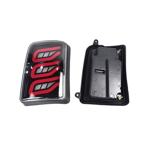 Ensemble de feux arrière à LED pour <span class=keywords><strong>Lada</strong></span> <span class=keywords><strong>Niva</strong></span> <span class=keywords><strong>4x4</strong></span> Lentille rouge transparente Matériau ABS étanche 12V Accessoires de voiture Nouveau - Product Image 2