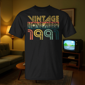 T-shirt vintage del novembre 1991, regalo per il 29° compleanno, design classico - Product Image 3