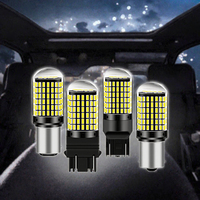 Ampoule LED Super Lumineuse DC10-30V T10 W5W Canbus 4014 144smd 194 LED Blanc Ambre Rouge Universelle pour Feu de Signalisation Automobile en Verre