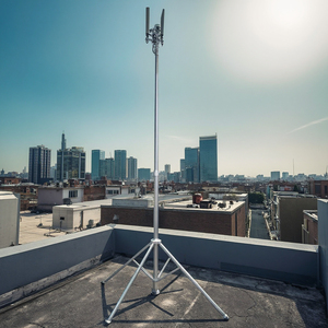 Support d'<span class=keywords><strong>antenne</strong></span> robuste en acier inoxydable à quatre podes TM-S01 <span class=keywords><strong>pour</strong></span> montage sur <span class=keywords><strong>poteau</strong></span>, compatible avec les antennes Discone ou Scanner - Product Image 6