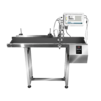 Machine de codage par lots en ligne, système de numérisation automatique, imprimantes industrielles TIJ haute résolution à solvant, marquage DataMatrix/UDI/GS1
