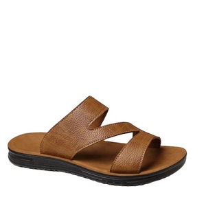 Sandalias de Verano para Hombre, Punta Abierta, Suela de Goma, Casuales, Deslizables, Entresuela de EVA, Forro Textil, Color Sólido, Hechas en China - Product Image 1