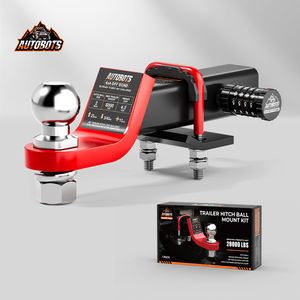 Kit d'<span class=keywords><strong>attelage</strong></span> de remorque surélevé de 2 po pour 4x4 et camping-car, avec support de boule d'<span class=keywords><strong>attelage</strong></span>, accessoires, tende-<span class=keywords><strong>attelage</strong></span>, goupille de verrouillage à combinaison et surélévation de 3/4 po - Product Image 1