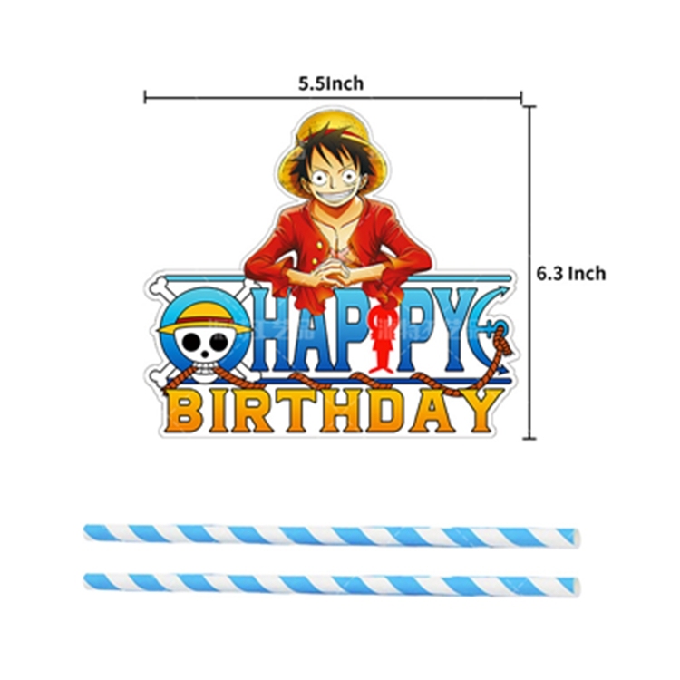 Kit Decorazione Compleanno 6 Anni A Tema Cartoni Animati - Palloncini, Striscione E Tatuaggi Per Feste