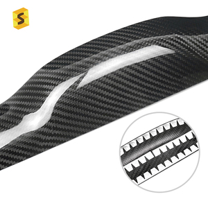Bande décorative de coffre arrière en carbone Shasha, accessoires extérieurs en fibre de carbone véritable pour <span class=keywords><strong>Fiat</strong></span> 500 <span class=keywords><strong>ABARTH</strong></span> <span class=keywords><strong>595</strong></span> 695 tous modèles - Product Image 5
