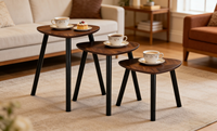 Table à collation, table mobile, table gigogne, table basse, table d'appoint