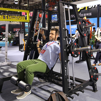 Banc de musculation multifonctionnel en acier pour usage commercial, banc de musculation plat, machine Smith réglable, système double pour les bras et la poitrine