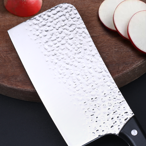 Ensemble de 2 haches de cuisine chinoises forgées à la main en ABS, couteau à trancher et hachoir à os en acier inoxydable, OEM/ODM DIY - Product Image 5