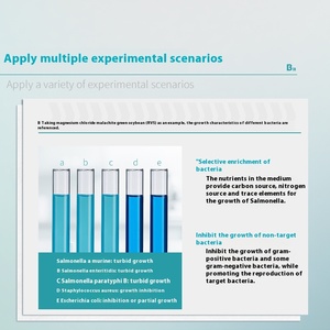<span class=keywords><strong>Agar</strong></span> Bio-Enteric XLD/HE Medio RVS Líquido Experimento Personalizable Patógeno Bacterias Selección Bacterias-Enriquecimiento PC - Product Image 4
