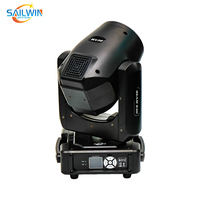 Projecteur à tête mobile Sailwin Factory Mini 230W 7R Lyre Sharpy avec faisceau Gobo et bande LED pour DJ, événements, fêtes, clubs