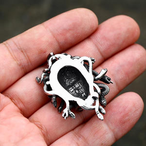 SS8-1305P Neues Design 316L Edelstahl Punk Schlangen-Prinzessin Medusa-Anhänger Gothic Biker Schmuck Geschenk - Product Image 5