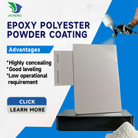 Revêtement en poudre époxy de pulvérisation électrostatique gris clair RAL9016 étanche de qualité supérieure pour voitures meubles bateaux