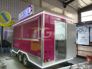 Camion per alimenti mobili più venduti servizio personalizzato standard degli stati uniti 4M camion fast <span class=keywords><strong>Food</strong></span> nero con macchina Snack - Product Image 3