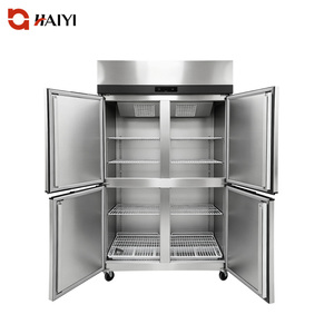 Commercial Kitchen Refrigeration Stainless Steel 4 Door Kitchen Upright Freezer for Hotel Kitchen - Product Image 2