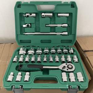 طقم مفاتيح ربط احترافي للسيارات مع علبة صلبة، يتكون من 32 إلى 216 قطعة لإصلاح السيارات - Product Image 4